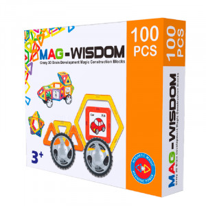 Магнитный конструктор MAG-WISDOM 100 деталей (KBY-100)